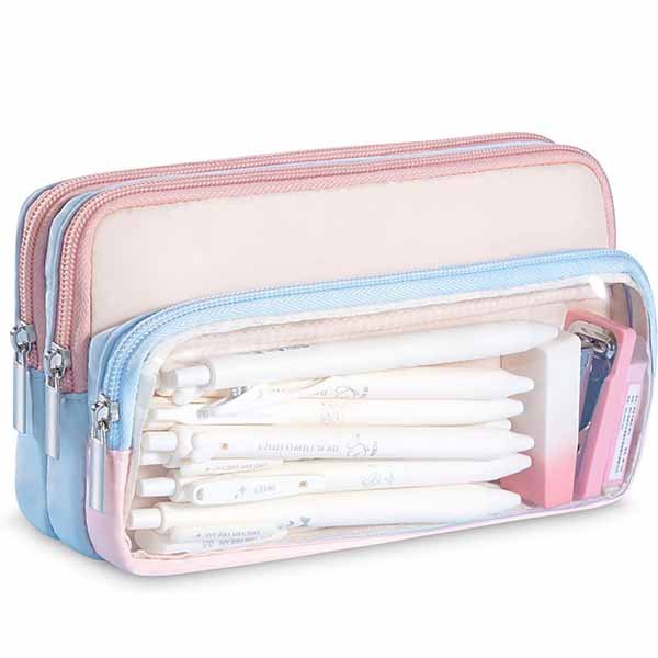 triple pencil case