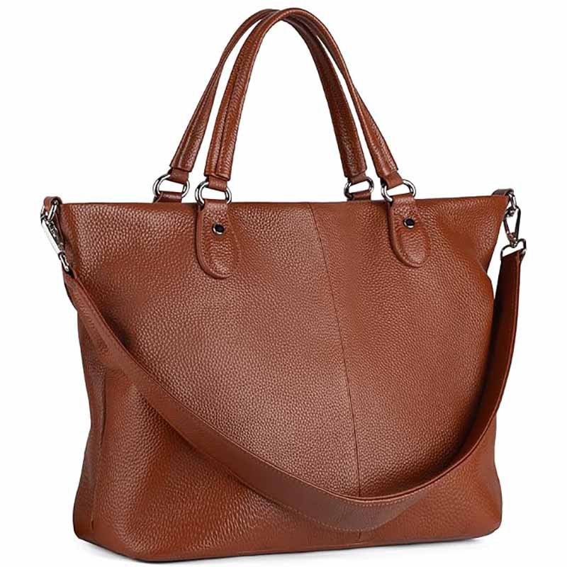 2626 smooth top grain leather tote