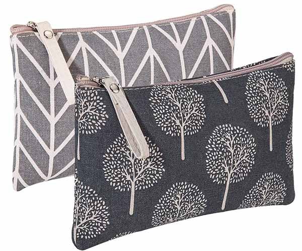 3. canvas cosmetic bags (