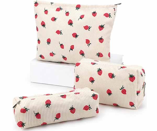 3. fabric materials cosmetic bags