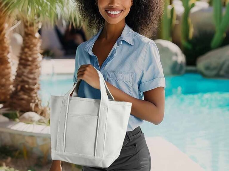 6 3 mini canvas structured tote