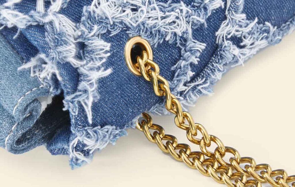 denim bag