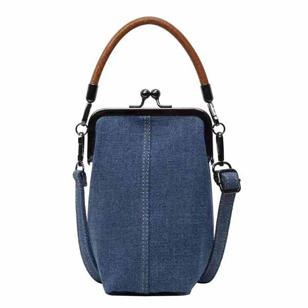 denim bucket bag
