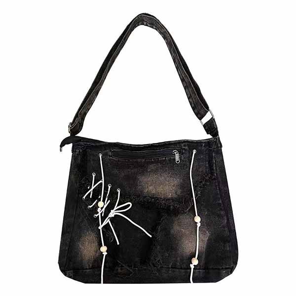 denim crossbody handbags