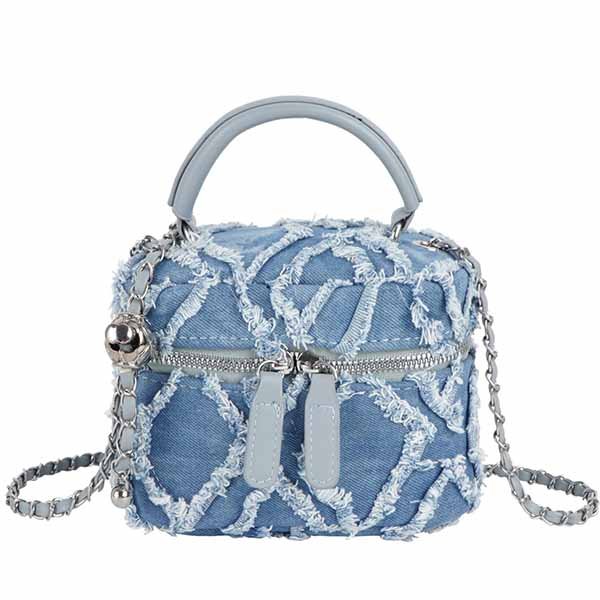 denim mini bag