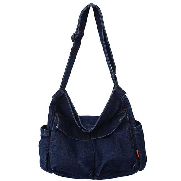denim shoulder bag