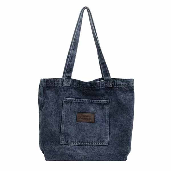 denim tote bag