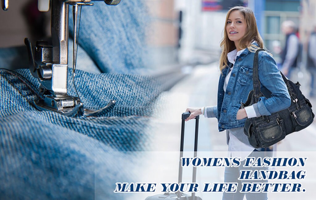 denim travel bag