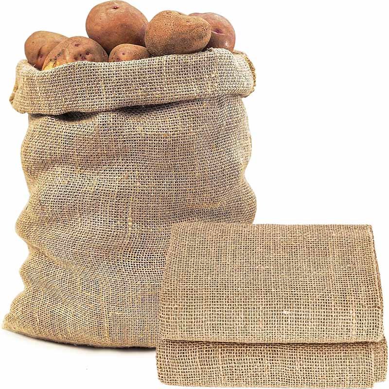 what are burlap bags made of1
