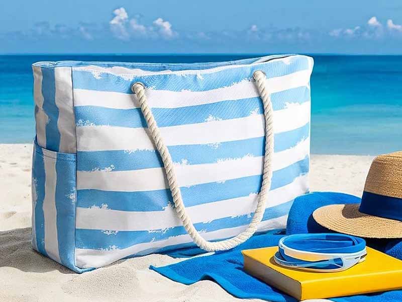 how to design beach bags that stand up when loaded