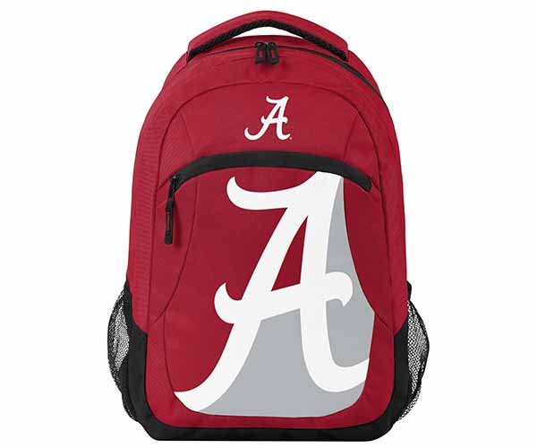 1. university printed backpack