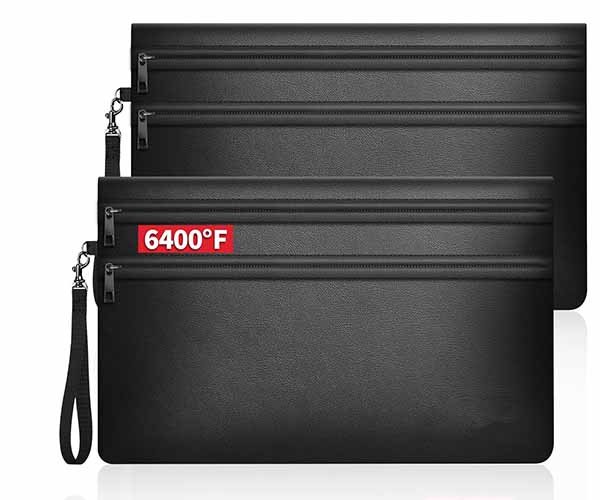 10. fireproof & safety storage bags