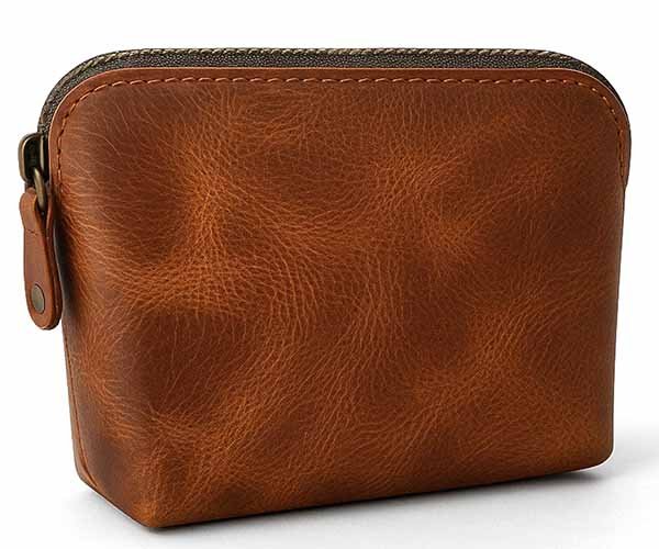 11. leather makeup bags