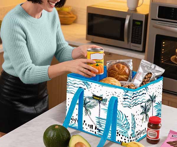 3. laminated grocery tote program