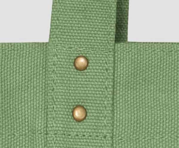 5. rivet reinforcement (for leather totes)