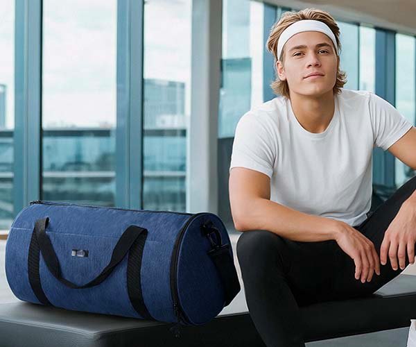 2. fitness startup launching gym bags