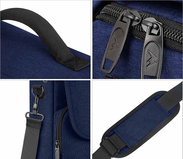 2. multi stage quality control for messenger bags