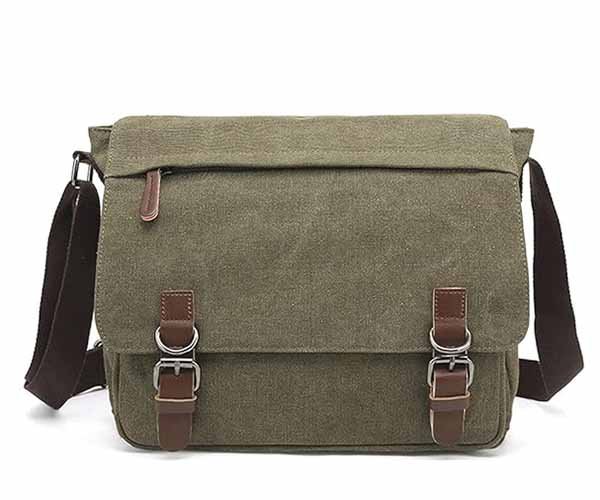4. canvas vintage messenger bags