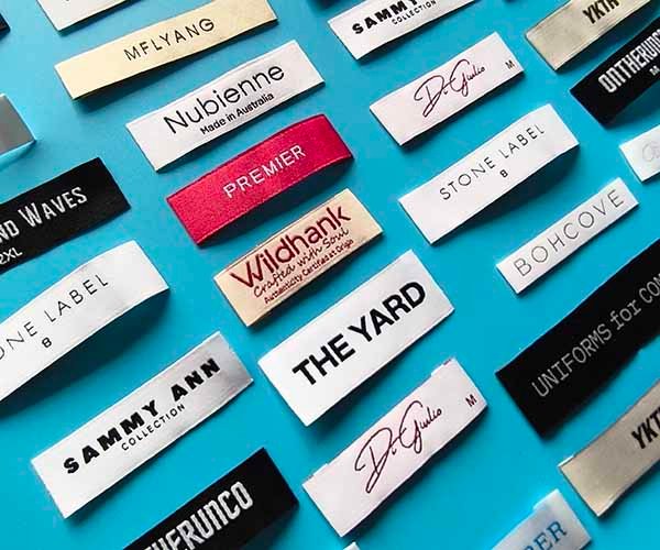 5. woven labels