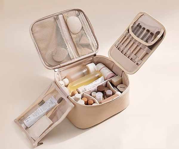 2. purpose built engineering for travel makeup bags