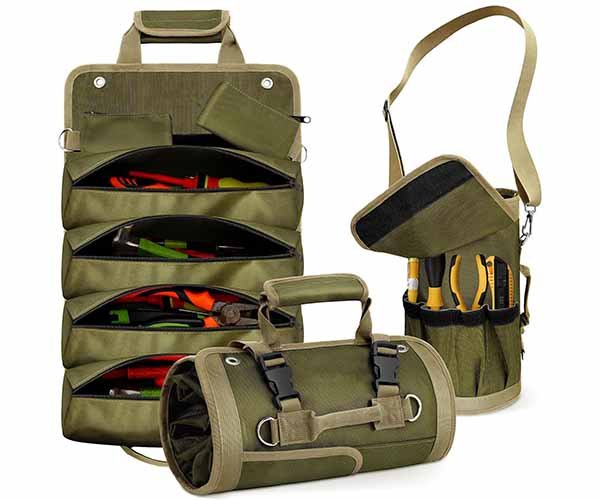 2. technician bag, meter pouch, and tool roll
