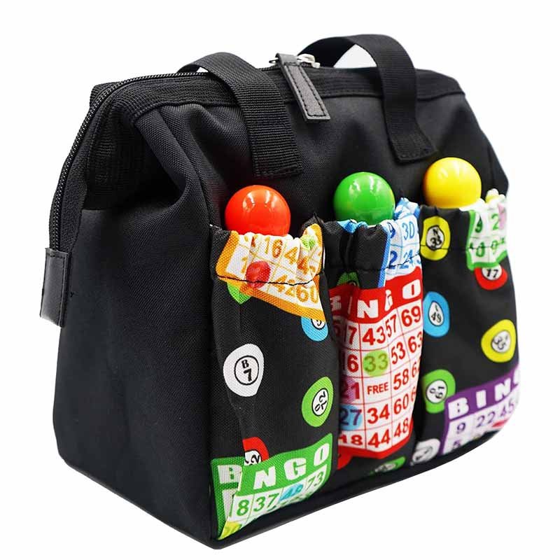 1. 6 pocket bingo bag