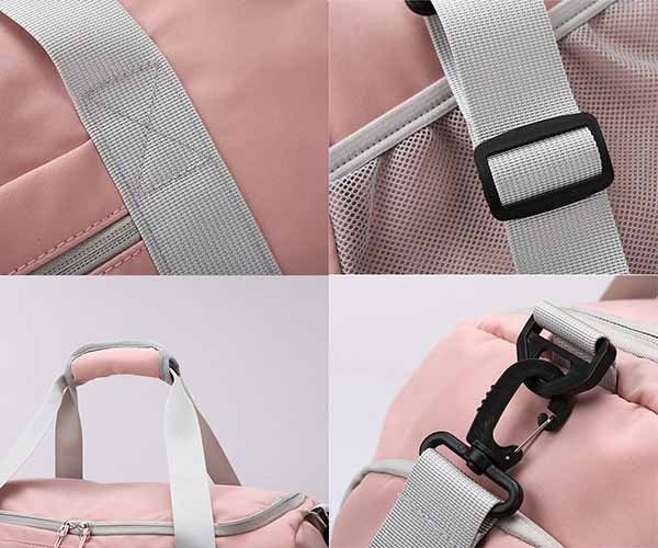 1. design handles and shoulder straps as structural components
