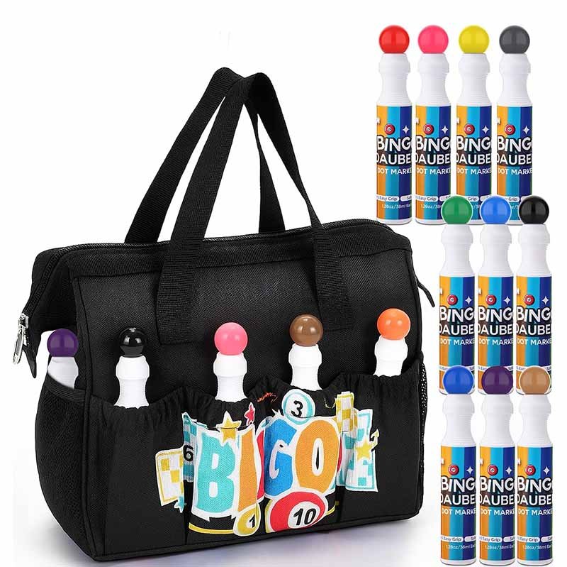 2. 10 pocket bingo bag