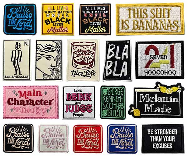 2. embroidery and labels
