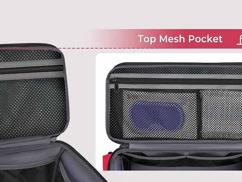 2. mesh pockets