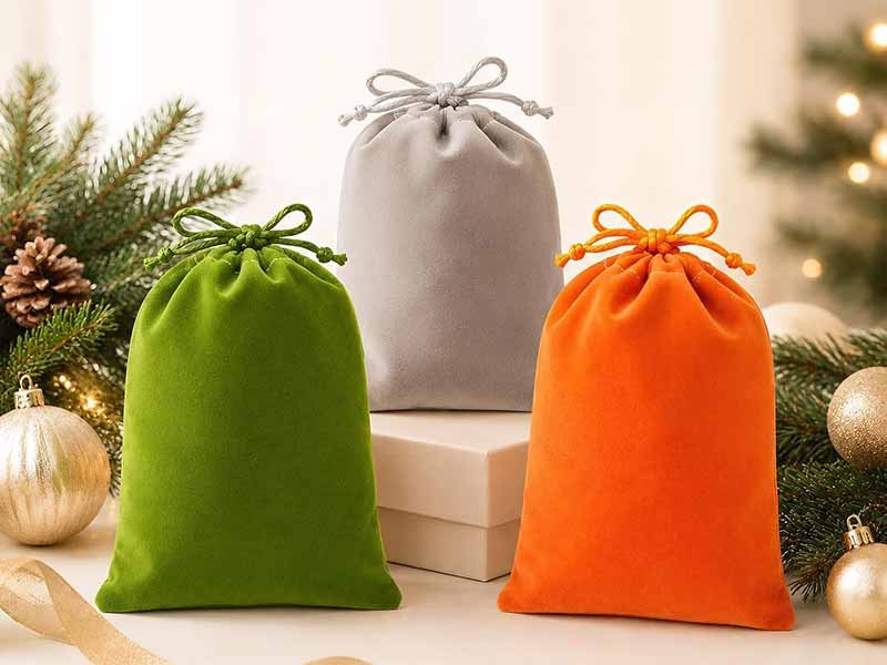 2. seasonal gift pouches for beauty and accessories