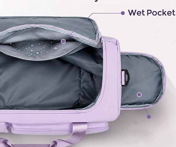 2. wet storage pocket