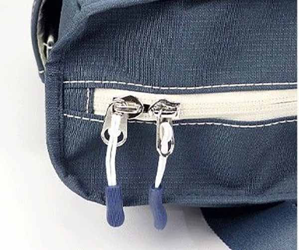 2. zipper ends