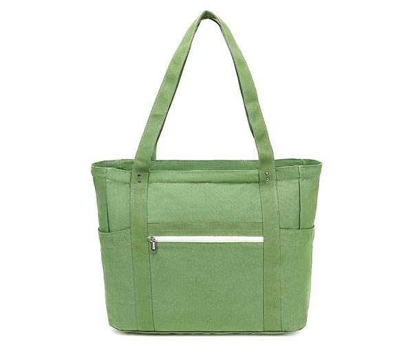 2. zippered tote bag