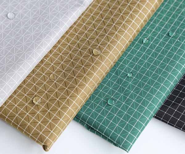3. coated fabrics for water resistant designs