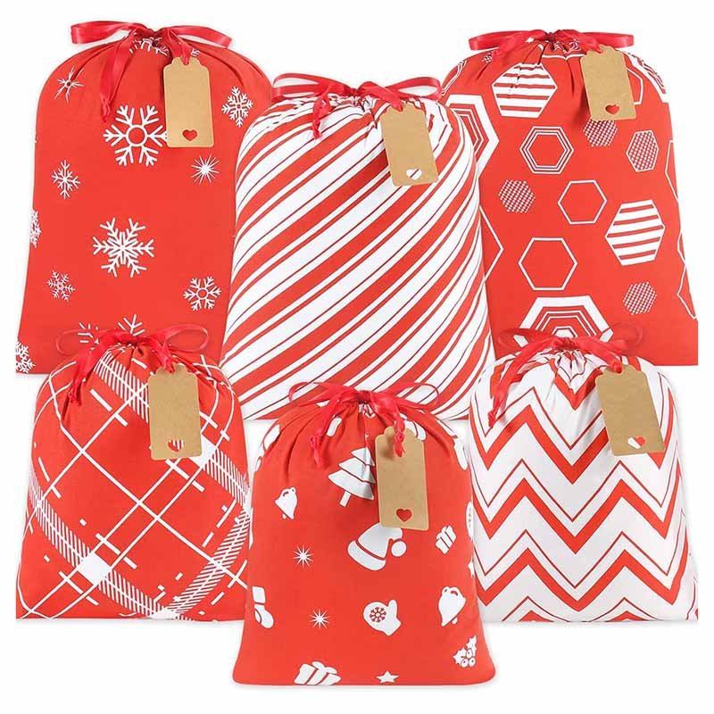 3. drawstring gift bags