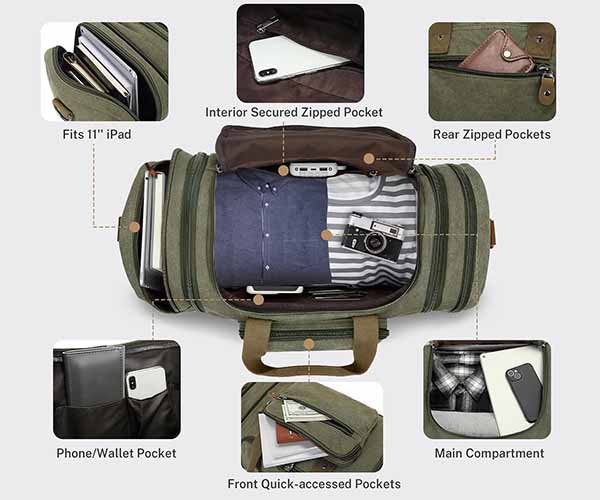 3. pocket layout
