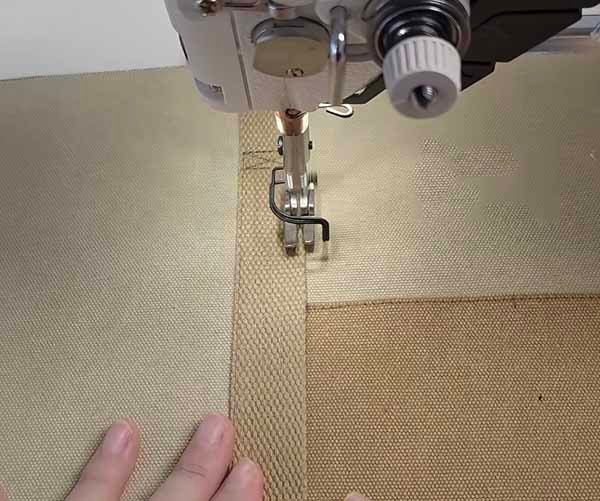 3. sewing line setup