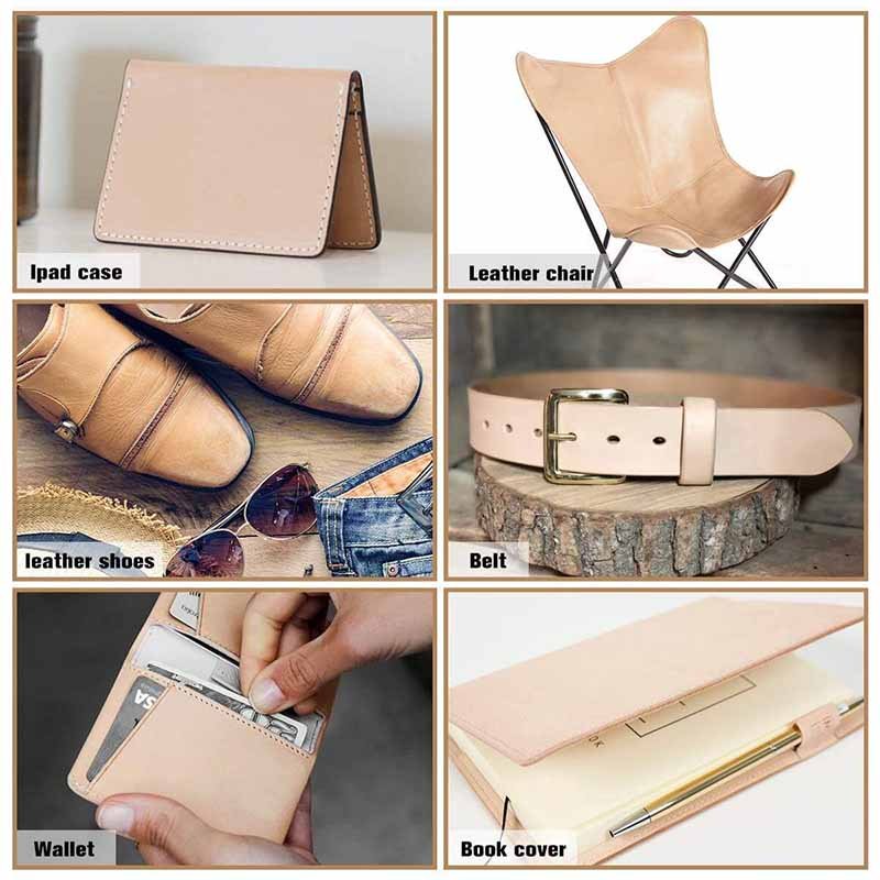4 which products use vegetable tanned leather