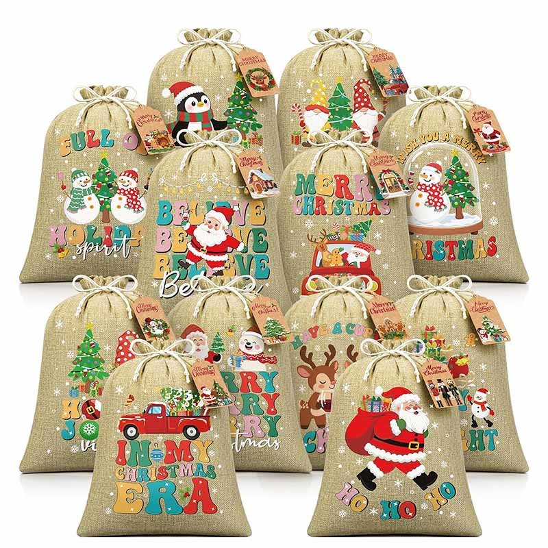 4. jute gift bags