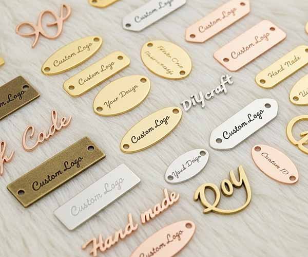 8. metal logo plates 1