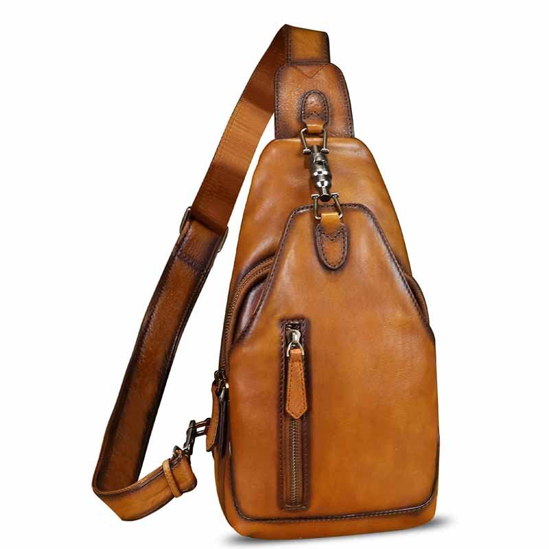 9. leather sling bags
