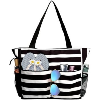 Custom beach tote bag