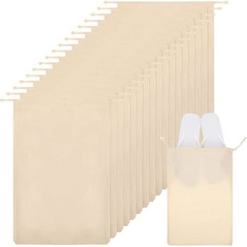 Custom cotton shoe string bag