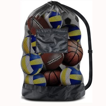 Custom mesh drawstring bags for ball