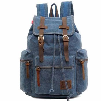 denim backpack