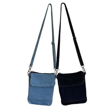 denim phone bag